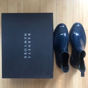 Barneys New York brogue rainboots